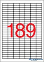 APLI Etikett, univerzális, 25, 4x10 mm, eltávolítható, kerekített sarkú, APLI, 4725 etikett/csomag (LCA10198) - kecskemetirodaszer