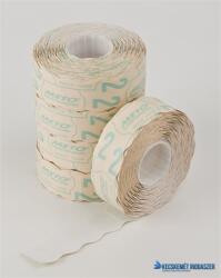 METO Árazógépszalag, 22x16 mm, METO, fehér (ISM16) - kecskemetirodaszer