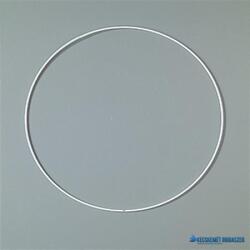  Fém karika, fehér, EFCO, 25 cm (HP2213525) - kecskemetirodaszer