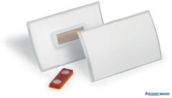 DURABLE Névkitűző, mágnessel, elfordulásgátlóval, 90x54 mm, DURABLE "CLICK FOLD (DB826019) - kecskemetirodaszer