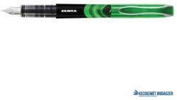 Zebra Töltőtoll, 0, 6 mm, ZEBRA "Fountain pen", zöld (TZ19674) - kecskemetirodaszer