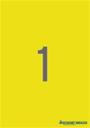 APLI Etikett, 210x297 mm, színes, APLI, sárga, 20 etikett/csomag (LCA1599) - kecskemetirodaszer