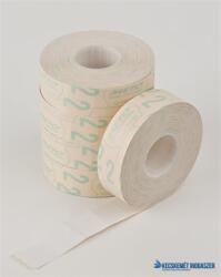 METO Árazógépszalag, 19x16 mm, METO, fehér (ISMKF) - kecskemetirodaszer