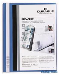 DURABLE Gyorsfűző, A4, széles, panorámás, DURABLE "DURAPLUS®", kék (DB257906) - kecskemetirodaszer