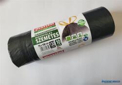Mazzini Szemeteszsák, újrahasznosított húzófüles, 130 l, 10 db, 75x100 cm, 32 , MAZZINI, fekete (KHK918) - kecskemetirodaszer