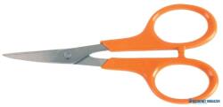 Fiskars Olló, körömvágó, 10 cm, hajlított, FISKARS "Classic", narancssárga (IF9808) - kecskemetirodaszer