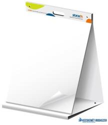 STICK N Asztali flipchart tömb, öntapadó, 584x508 mm, 20 lap, STICK N, fehér (SN21794) - kecskemetirodaszer