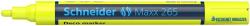 Schneider Krétamarker, 2-3 mm, SCHNEIDER "Maxx 265", sárga (TSC265S) - kecskemetirodaszer