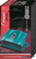 Maped Lyukasztó, kétlyukú, 25 lap, fém, MAPED "Essentials 25", türkiz (IMA402400) - kecskemetirodaszer