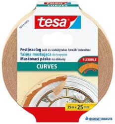 tesa Festő- és mázolószalag, ívekhez, 25 mm x 25 m, TESA "Perfect Curves (TE56533) - kecskemetirodaszer
