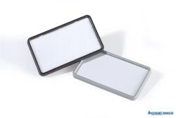 DURABLE Névkitűző, mágnessel, 75x40 mm, DURABLE, fekete (DB812901) - kecskemetirodaszer