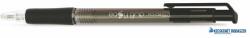 FlexOffice Golyóstoll, 0, 4 mm, nyomógombos, FLEXOFFICE "EasyGrip", fekete (FOGT08FK) - kecskemetirodaszer