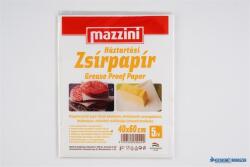 MAZZINI Háztartási zsírpapír, íves, 5 ív, 40x60 cm, MAZZINI (KHK896) - kecskemetirodaszer