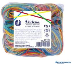 Victoria Postázógumi, 60X2 mm, VICTORIA FACILITY, 0, 5 kg, vegyes színű (CSVPG6005) - kecskemetirodaszer