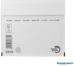 Victoria Légpárnás tasak, 175x200 mm külméret, 165x180 mm belméret, VICTORIA PAPER, "CD boríték", fehér (IBIL13) - kecskemetirodaszer