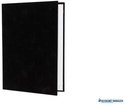  Oklevéltartó, A4, exkluzív, plüss, fekete (ISKE178) - kecskemetirodaszer