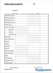 Victoria Nyomtatvány, pénztárjelentés, 25x2, A5, VICTORIA PAPER "B. Kisker-104", 10 tömb/csomag (NVBKISKER104) - kecskemetirodaszer