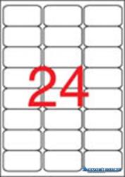 APLI Etikett, univerzális, 64x33, 9 mm, kerekített sarkú, APLI, 2400 etikett/csomag (LCA2409) - kecskemetirodaszer
