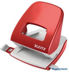 Leitz Lyukasztó, kétlyukú, 30 lap, LEITZ "Nexxt", piros (E50080025) - kecskemetirodaszer