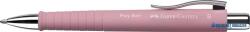 Faber-Castell Golyóstoll, 1 mm, XB, nyomógombos, rózsaszín tolltest, FABER-CASTELL "Poly Ball", kék (TFC241127) - kecskemetirodaszer