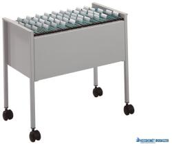 DURABLE Függőmappa-állvány, görgős, DURABLE "Economy 80", szürke (DB309510) - kecskemetirodaszer