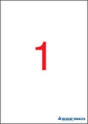 APLI Etikett, 210x297 mm, poliészter, APLI, átlátszó, magasfényű, 10 etikett/csomag (LCA10053) - kecskemetirodaszer