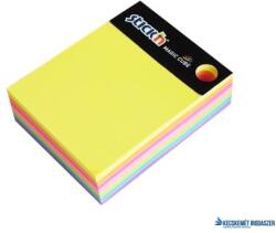 STICK N Öntapadó jegyzettömb, 101x76 mm, 280 lap, STICK N "Magic Cube", neon színek (SN21255) - kecskemetirodaszer