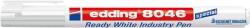 edding Alkoholos marker, 1-3 mm, kúpos, ipari, EDDING "8046", fehér (TED8046) - kecskemetirodaszer