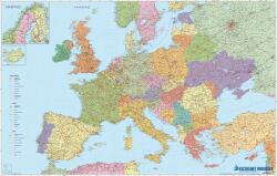 Stiefel Falitérkép, 136x90 cm, fémléces, Európa autótérképe, STIEFEL (VTS27FL) - kecskemetirodaszer