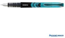 Zebra Töltőtoll, 0, 6 mm, ZEBRA "Fountain pen", világoskék (TZ19677) - kecskemetirodaszer