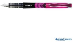 Zebra Töltőtoll, 0, 6 mm, ZEBRA "Fountain pen", pink (TZ19678) - kecskemetirodaszer