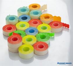  Árazószalag, 22x12 mm, citrom (IS22C) - kecskemetirodaszer