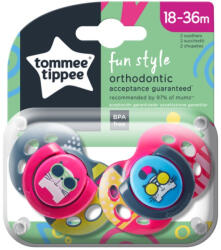 Tommee Tippee Fun játszócumi 18-36hó 2 db lány