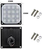  Stroboszkóp 16 LED, négyzet alakú (W13891Y) (W13891Y)