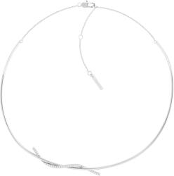 Calvin Klein Colier decent din oțel cu cristale Crystallized Weave 35000510