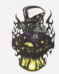  Devil 1 matrica-Ördög matrica 15CM X 15CM (DEVIL1)