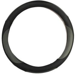  Műbőr kormányvédő szürke - fekete KV-HB27515-GR (3831)