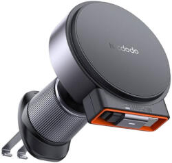 Mcdodo Vezeték nélküli autós töltő visszahúzható USB-C kábellelMcdodo CH-3000, 15W (fekete) (CH-3000) - scom