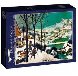 Bluebird Puzzle 1000 db-os puzzle - Art by Pieter Bruegel the Elder - Hunters in the Snow (Winter), 1565 (60227) (60227)