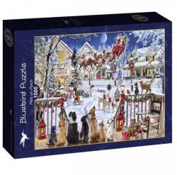 Bluebird Puzzle 1000 db-os puzzle - Pets on Porch (90535) (90535)