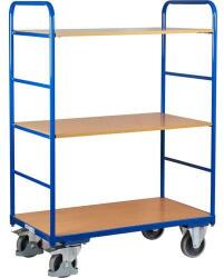 Cordes Magas polcos kocsi, 250 kg-ig, 3 polcos, 153 x 106 x 60 cm, kék