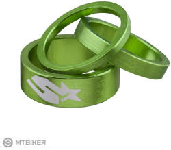 SPANK Spacer kormányszár alátét készlet, 1 1/8", zöld ()