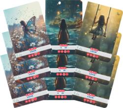 Herlitz Caiet A5, 48 file, matematica, colturi rotunjite, Fairy Tale, 10 buc/set Herlitz PCKHZ9489110