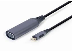 Gembird A-USB3C-VGA-01 USB Type-C to VGA Display Adapter Space Grey (A-USB3C-VGA-01) - pcland