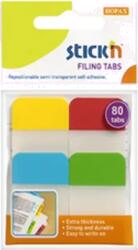 Hopax Index plastic transparent 38x25mm margine neon (HO-21607)