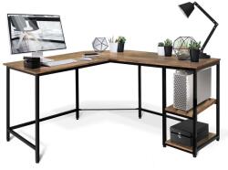Miadomodo Íróasztal 138 x 138 x 76 cm Barna (CPTSH014)