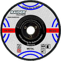 Raider Диск за метал 115х1.6х22.2mm (160106)