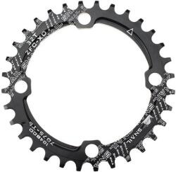 Spyral Speed MTB első lánckerék, 32T, 4x104 mm, 1x9-12s, narrow-wide, alumínium, fekete