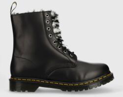 Dr. Martens bocanci de piele 1460 Serena femei, culoarea negru, cu toc plat, izolat DM27787001 9BYY-OBD2E8_99X (DM27787001)