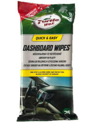 Turtle Wax Dashboard Wipes, műszerfal-ápoló kendő, 25db (FG0012) - olaj